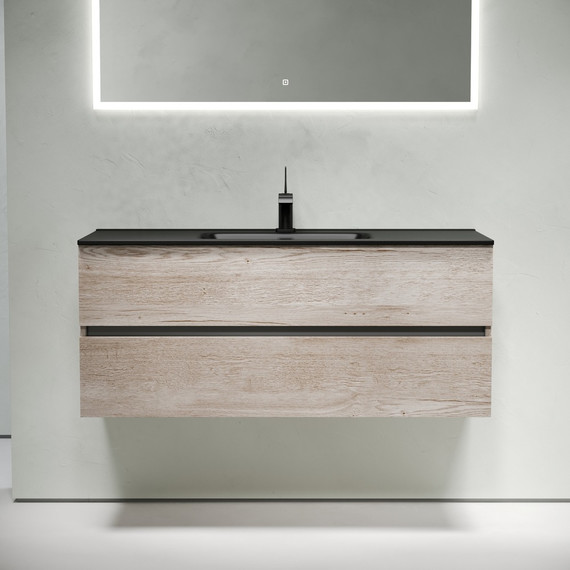 Тумба подвесная с раковиной-столешницей Sancos Urban 120 см UR120-1EG, дуб галифакс натуральный (раковина Element CN7006MB) - 3 Тумба подвесная с раковиной-столешницей Sancos Urban 120 см UR120-1EG, дуб галифакс натуральный (раковина Element CN7006MB) фото 3