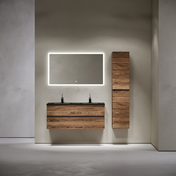 Тумба подвесная с раковиной Sancos Urban 120 см UR120-2ECH, дуб чарльстон (раковина Element CN7004MB) - 9 Тумба подвесная с раковиной Sancos Urban 120 см UR120-2ECH, дуб чарльстон (раковина Element CN7004MB) фото 9