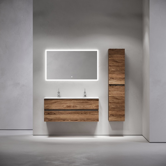 Тумба подвесная с раковиной Sancos Urban 120 см UR120-2ECH, дуб чарльстон (раковина Element CN7004) - 9 Тумба подвесная с раковиной Sancos Urban 120 см UR120-2ECH, дуб чарльстон (раковина Element CN7004) фото 9