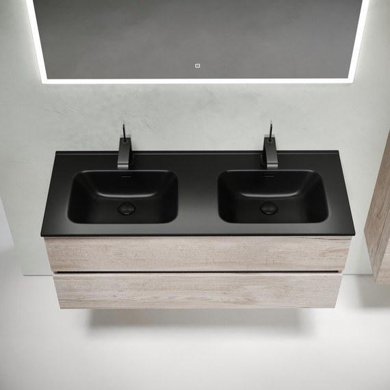 Тумба подвесная с раковиной Sancos Urban 120 см UR120-2EG, дуб галифакс натуральный (раковина Element CN7004MB) - 5 Тумба подвесная с раковиной Sancos Urban 120 см UR120-2EG, дуб галифакс натуральный (раковина Element CN7004MB) фото 5