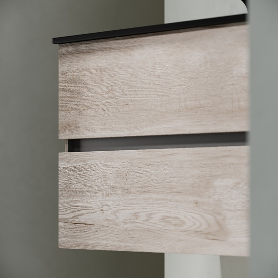 Тумба подвесная с раковиной Sancos Urban 120 см UR120-2EG, дуб галифакс натуральный (раковина Element CN7004MB) - 7 Тумба подвесная с раковиной Sancos Urban 120 см UR120-2EG, дуб галифакс натуральный (раковина Element CN7004MB) фото 7