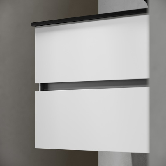 Тумба подвесная с раковиной Sancos Urban 120 см UR120-2W (раковина Element CN7004MB) - 8 Тумба подвесная с раковиной Sancos Urban 120 см UR120-2W (раковина Element CN7004MB) фото 8