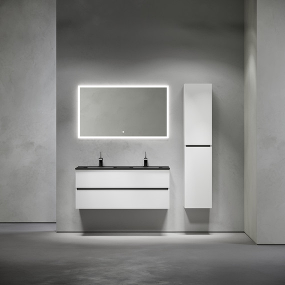 Тумба подвесная с раковиной Sancos Urban 120 см UR120-2W (раковина Element CN7004MB) - 10 Тумба подвесная с раковиной Sancos Urban 120 см UR120-2W (раковина Element CN7004MB) фото 10