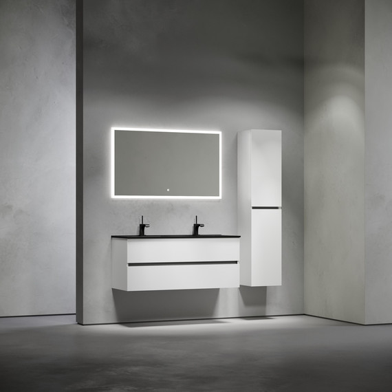 Тумба подвесная с раковиной Sancos Urban 120 см UR120-2W (раковина Element CN7004MB) - 9 Тумба подвесная с раковиной Sancos Urban 120 см UR120-2W (раковина Element CN7004MB) фото 9