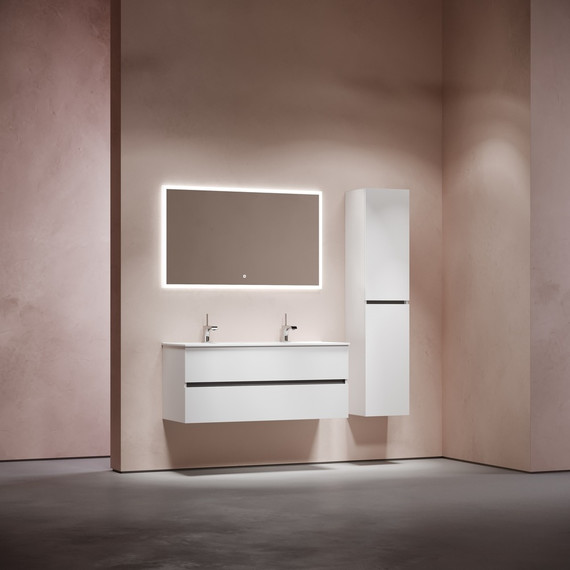 Тумба подвесная с раковиной Sancos Urban 120 см UR120-2W (раковина Element CN7004) - 9 Тумба подвесная с раковиной Sancos Urban 120 см UR120-2W (раковина Element CN7004) фото 9