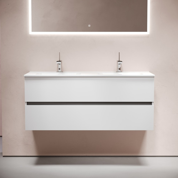 Тумба подвесная с раковиной Sancos Urban 120 см UR120-2W (раковина Element CN7004) - 4 Тумба подвесная с раковиной Sancos Urban 120 см UR120-2W (раковина Element CN7004) фото 4