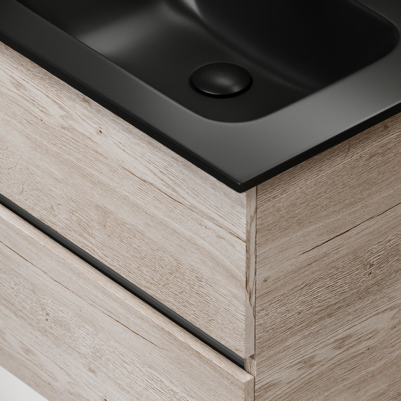 Тумба подвесная с раковиной Sancos Urban 60 см UR60EG, дуб галифакс натуральный (раковина Element CN7001MB) - 7 Тумба подвесная с раковиной Sancos Urban 60 см UR60EG, дуб галифакс натуральный (раковина Element CN7001MB) фото 7