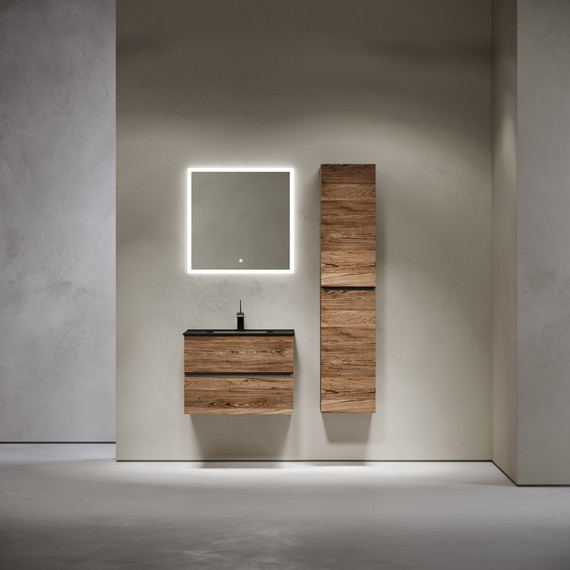 Тумба подвесная с раковиной-столешницей Sancos Urban 70 см UR70ECH, дуб чарльстон (раковина Element CN7007MB) - 8 Тумба подвесная с раковиной-столешницей Sancos Urban 70 см UR70ECH, дуб чарльстон (раковина Element CN7007MB) фото 8