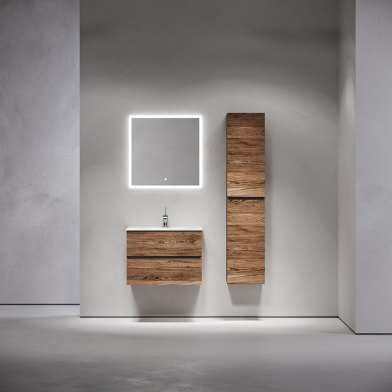 Тумба подвесная с раковиной-столешницей Sancos Urban 70 см UR70ECH, дуб чарльстон (раковина Element CN7007) - 8 Тумба подвесная с раковиной-столешницей Sancos Urban 70 см UR70ECH, дуб чарльстон (раковина Element CN7007) фото 8