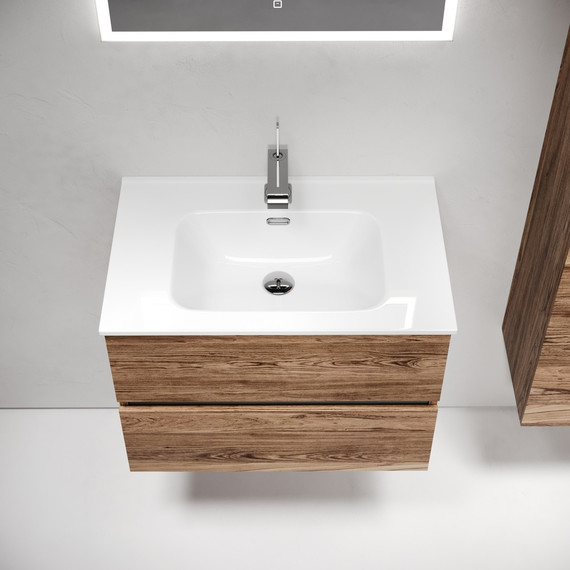 Тумба подвесная с раковиной-столешницей Sancos Urban 70 см UR70ECH, дуб чарльстон (раковина Element CN7007) - 5 Тумба подвесная с раковиной-столешницей Sancos Urban 70 см UR70ECH, дуб чарльстон (раковина Element CN7007) фото 5