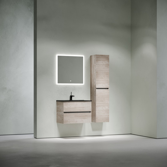 Тумба подвесная с раковиной-столешницей Sancos Urban 70 см UR70EG, дуб галифакс натуральный (раковина Element CN7007MB) - 9 Тумба подвесная с раковиной-столешницей Sancos Urban 70 см UR70EG, дуб галифакс натуральный (раковина Element CN7007MB) фото 9