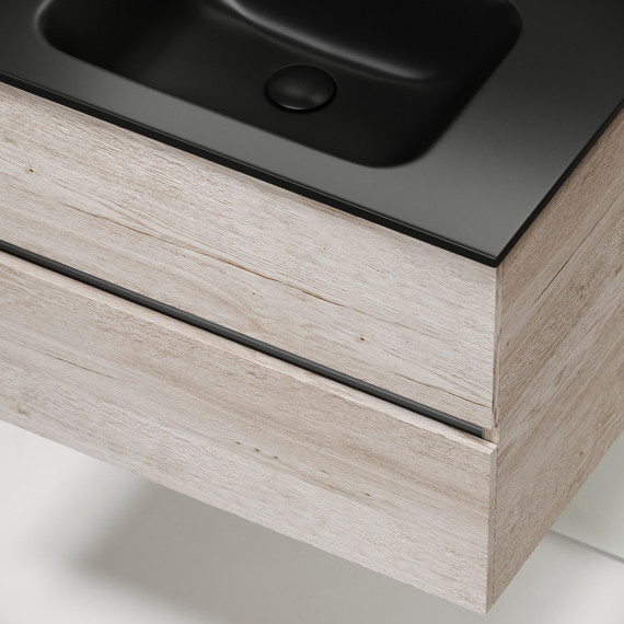 Тумба подвесная с раковиной-столешницей Sancos Urban 70 см UR70EG, дуб галифакс натуральный (раковина Element CN7007MB) - 7 Тумба подвесная с раковиной-столешницей Sancos Urban 70 см UR70EG, дуб галифакс натуральный (раковина Element CN7007MB) фото 7