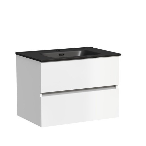 Тумба подвесная с раковиной-столешницей Sancos Urban 70 см UR70W (раковина Element CN7007MB) - 2 Тумба подвесная с раковиной-столешницей Sancos Urban 70 см UR70W (раковина Element CN7007MB) фото 2