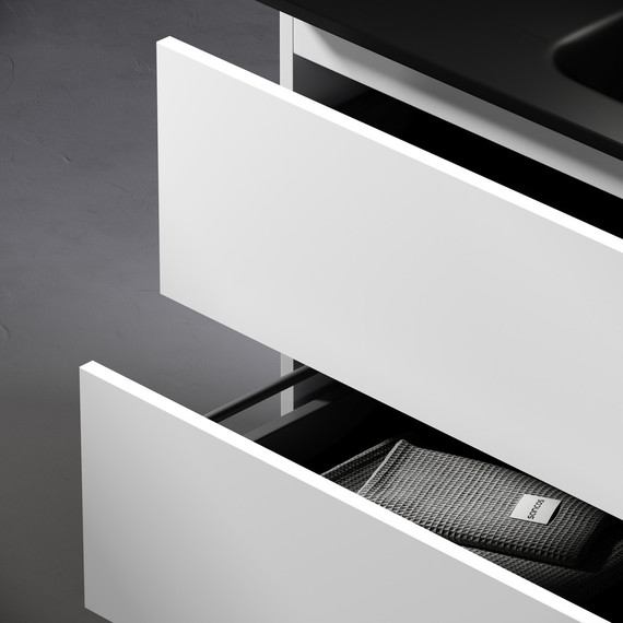 Тумба подвесная с раковиной-столешницей Sancos Urban 70 см UR70W (раковина Element CN7007MB) - 7 Тумба подвесная с раковиной-столешницей Sancos Urban 70 см UR70W (раковина Element CN7007MB) фото 7