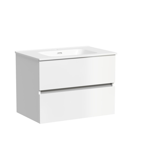 Тумба подвесная с раковиной-столешницей Sancos Urban 70 см UR70W (раковина Element CN7007) - 2 Тумба подвесная с раковиной-столешницей Sancos Urban 70 см UR70W (раковина Element CN7007) фото 2