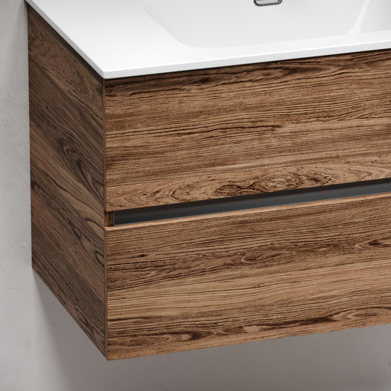 Тумба подвесная с раковиной-столешницей Sancos Urban 80 см UR80ECH, дуб чарльстон (раковина Element CN7005) - 6 Тумба подвесная с раковиной-столешницей Sancos Urban 80 см UR80ECH, дуб чарльстон (раковина Element CN7005) фото 6