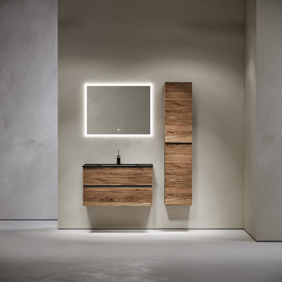 Тумба подвесная с раковиной-столешницей Sancos Urban 90 см UR90ECH, дуб чарльстон (раковина Element CN7002MB) - 8 Тумба подвесная с раковиной-столешницей Sancos Urban 90 см UR90ECH, дуб чарльстон (раковина Element CN7002MB) фото 8