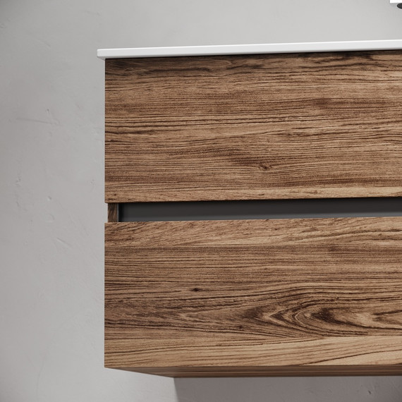 Тумба подвесная с раковиной-столешницей Sancos Urban 90 см UR90ECH, дуб чарльстон (раковина Element CN7002) - 6 Тумба подвесная с раковиной-столешницей Sancos Urban 90 см UR90ECH, дуб чарльстон (раковина Element CN7002) фото 6