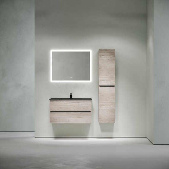 Тумба подвесная с раковиной-столешницей Sancos Urban 90 см UR90EG, дуб галифакс натуральный (раковина Element CN7002MB) - 9 Тумба подвесная с раковиной-столешницей Sancos Urban 90 см UR90EG, дуб галифакс натуральный (раковина Element CN7002MB) фото 9