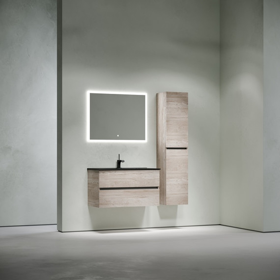 Тумба подвесная с раковиной-столешницей Sancos Urban 90 см UR90EG, дуб галифакс натуральный (раковина Element CN7002MB) - 8 Тумба подвесная с раковиной-столешницей Sancos Urban 90 см UR90EG, дуб галифакс натуральный (раковина Element CN7002MB) фото 8