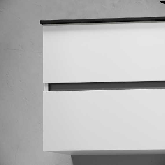 Тумба подвесная с раковиной-столешницей Sancos Urban 90 см UR90W (раковина Element CN7002MB) - 9 Тумба подвесная с раковиной-столешницей Sancos Urban 90 см UR90W (раковина Element CN7002MB) фото 9