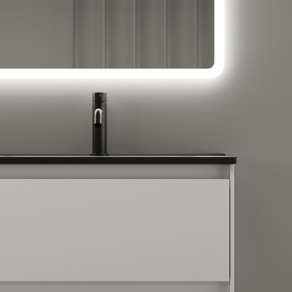 Тумба подвесная с раковиной Sancos Cento 120 см CN120-2W (раковина Element CN7004MB) - 6 Тумба подвесная с раковиной Sancos Cento 120 см CN120-2W (раковина Element CN7004MB) фото 6