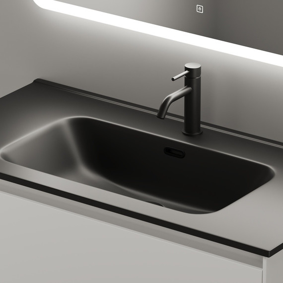 Тумба подвесная с раковиной-столешницей Sancos Cento 90 см CN90W (раковина Element CN7002MB) - 6 Тумба подвесная с раковиной-столешницей Sancos Cento 90 см CN90W (раковина Element CN7002MB) фото 6