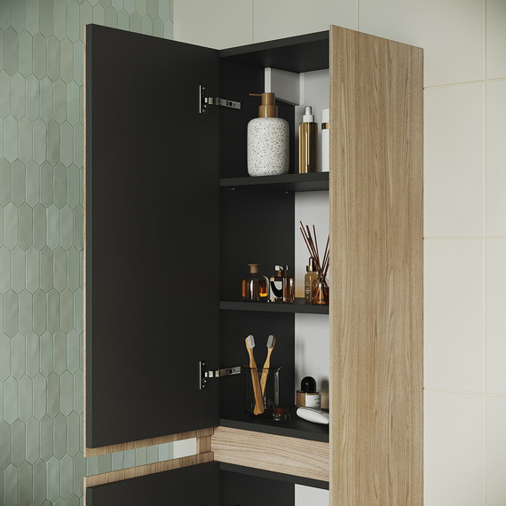 Пенал подвесной Sancos Cento 35 см PCN35KE, карпатская ель фото 2