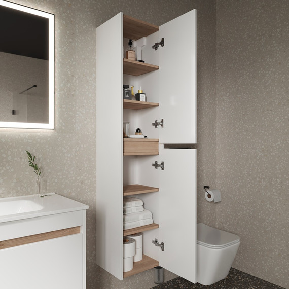 Пенал подвесной Sancos Smart 35 см PSM35W - 2 Пенал подвесной Sancos Smart 35 см PSM35W фото 2