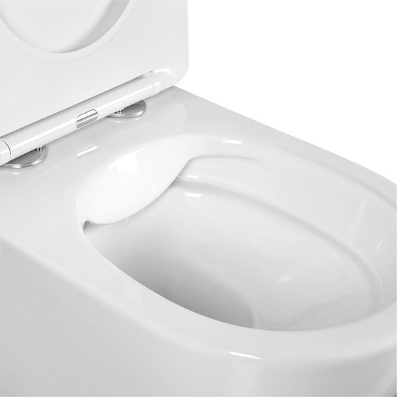 Инсталляция с подвесным унитазом комплект: Aquatek Set INS-0000012 с подвесным безободковым унитазом Европа AQ1901-00 сиденье микролифт, крепление, кнопка смыва чёрный матовый фото 9