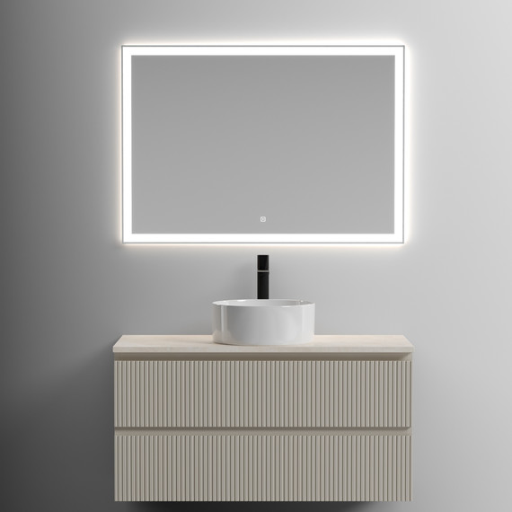 Тумба подвесная с раковиной Sancos Snob T 100 см SNT100CE, Beige Soft (раковина Element CN6032, столешница TT100A2X) - 7 Тумба подвесная с раковиной Sancos Snob T 100 см SNT100CE, Beige Soft (раковина Element CN6032, столешница TT100A2X) фото 7