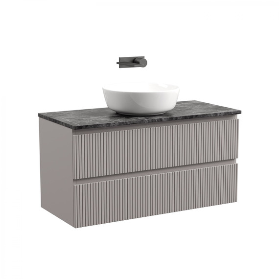 Тумба подвесная с раковиной Sancos Snob T 100 см SNT100SM, Doha Soft (раковина Element CN6013, столешница TT100A1) -  Тумба подвесная с раковиной Sancos Snob T 100 см SNT100SM, Doha Soft (раковина Element CN6013, столешница TT100A1) фото