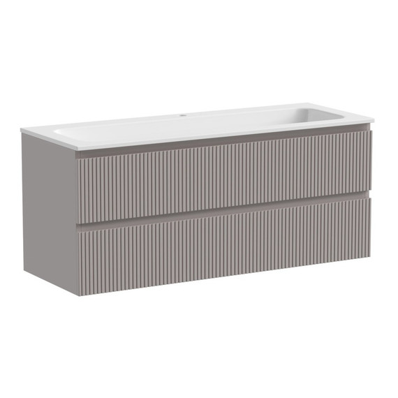 Тумба подвесная с раковиной Sancos Snob T 120 см SNT120SM, Doha Soft фото 