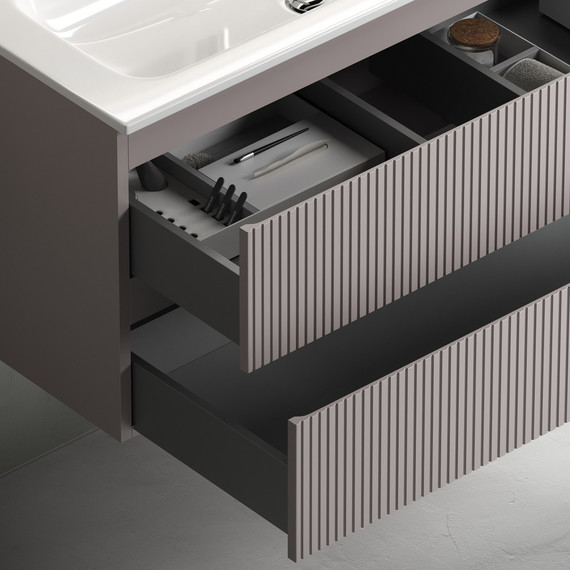 Тумба подвесная с раковиной Sancos Snob T 120 см SNT120SM, Doha Soft фото 4