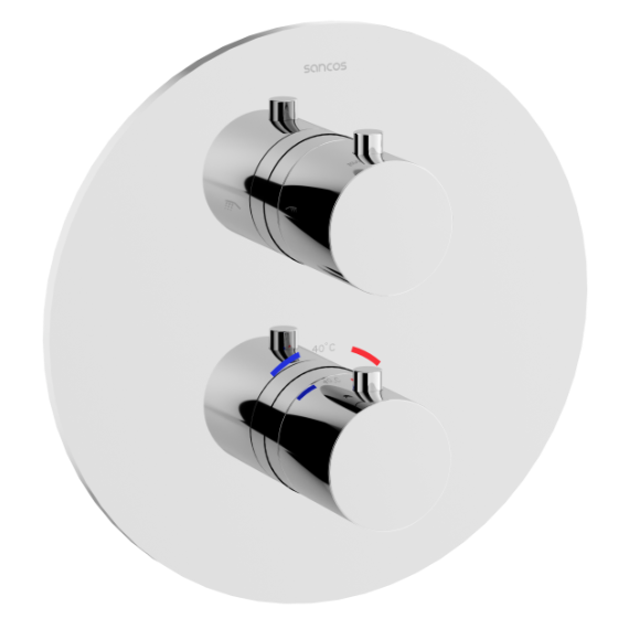Душевая система для душа с термостатом Sancos Etna SC9010CH фото 2