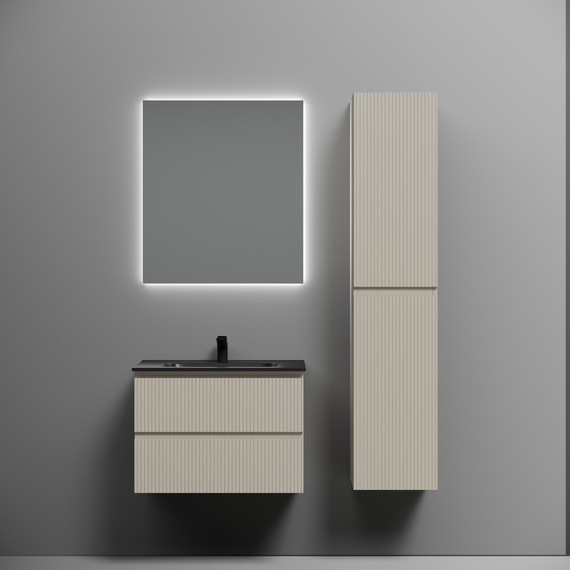 Тумба подвесная с раковиной-столешницей Sancos Snob T 70 см SNT70CE, Beige Soft (раковина Element CN7007MB) - 6 Тумба подвесная с раковиной-столешницей Sancos Snob T 70 см SNT70CE, Beige Soft (раковина Element CN7007MB) фото 6