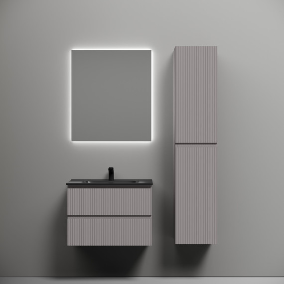 Тумба подвесная с раковиной-столешницей Sancos Snob T 70 см SNT70SM, Doha Soft (раковина Element CN7007MB) - 6 Тумба подвесная с раковиной-столешницей Sancos Snob T 70 см SNT70SM, Doha Soft (раковина Element CN7007MB) фото 6