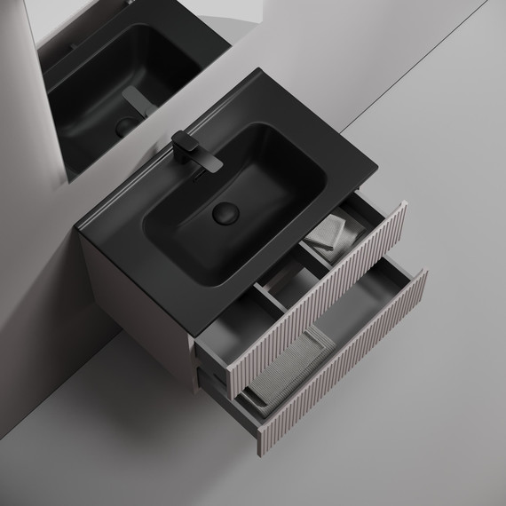 Тумба подвесная с раковиной-столешницей Sancos Snob T 70 см SNT70SM, Doha Soft (раковина Element CN7007MB) - 3 Тумба подвесная с раковиной-столешницей Sancos Snob T 70 см SNT70SM, Doha Soft (раковина Element CN7007MB) фото 3