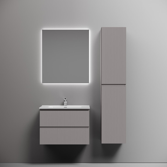 Тумба подвесная с раковиной-столешницей Sancos Snob T 70 см SNT70SM, Doha Soft (раковина Element CN7007) - 6 Тумба подвесная с раковиной-столешницей Sancos Snob T 70 см SNT70SM, Doha Soft (раковина Element CN7007) фото 6