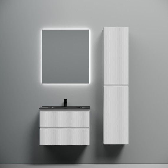 Тумба подвесная с раковиной-столешницей Sancos Snob T 70 см SNT70W, Bianco (раковина Element CN7007MB) - 6 Тумба подвесная с раковиной-столешницей Sancos Snob T 70 см SNT70W, Bianco (раковина Element CN7007MB) фото 6