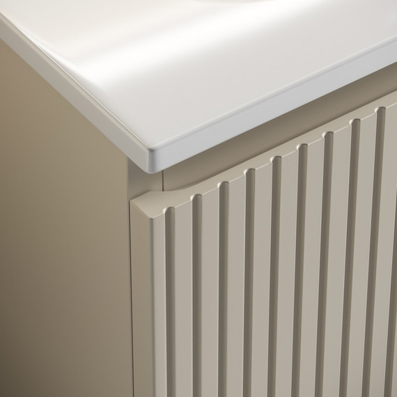 Тумба подвесная с раковиной Sancos Snob T 80 см SNT80CE, Beige Soft (раковина Grace CN7012) - 3 Тумба подвесная с раковиной Sancos Snob T 80 см SNT80CE, Beige Soft (раковина Grace CN7012) фото 3