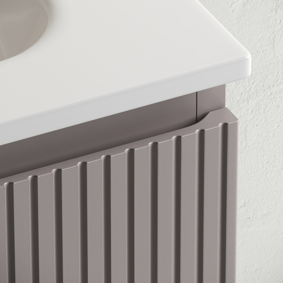 Тумба подвесная с раковиной Sancos Snob T 80 см SNT80SM, Doha Soft (раковина Grace CN7012) - 3 Тумба подвесная с раковиной Sancos Snob T 80 см SNT80SM, Doha Soft (раковина Grace CN7012) фото 3