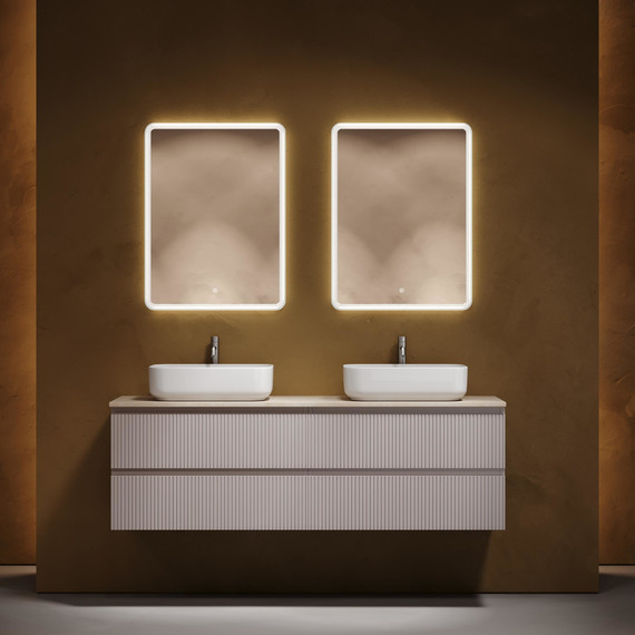 Тумба подвесная с раковиной Sancos Snob T 160 см SNT80SM, Doha Soft (раковины Element CN5043, столешница TT160A2X) - 10 Тумба подвесная с раковиной Sancos Snob T 160 см SNT80SM, Doha Soft (раковины Element CN5043, столешница TT160A2X) фото 10