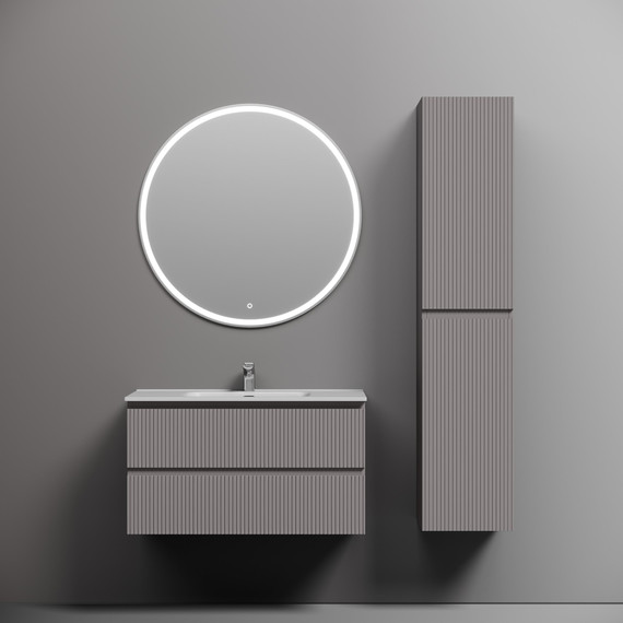 Тумба подвесная с раковиной-столешницей Sancos Snob T 90 см SNT90SM, Doha Soft (раковина Element CN7002) - 6 Тумба подвесная с раковиной-столешницей Sancos Snob T 90 см SNT90SM, Doha Soft (раковина Element CN7002) фото 6