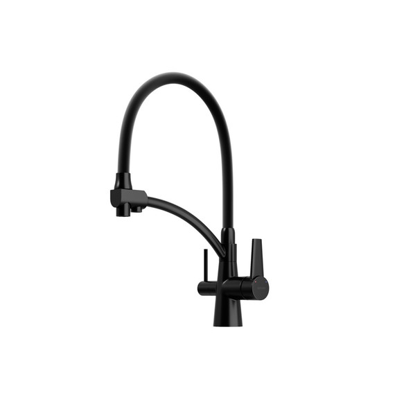Смеситель для кухни Sancos Eri SC4001MB, чёрный матовый/чёрный фото 
