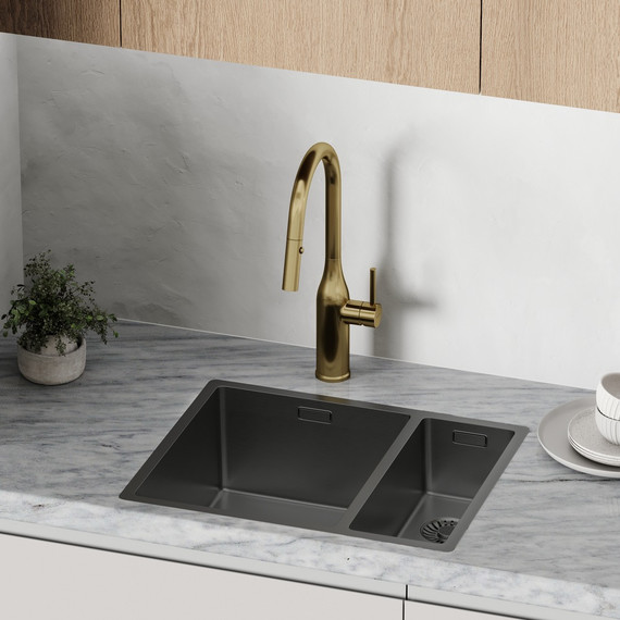 Смеситель для кухни Sancos Grand SC4002BG, брашированное золото фото 5