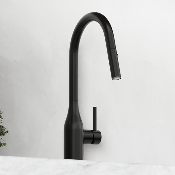 Смеситель для кухни Sancos Grand SC4002MB, чёрный матовый фото 5