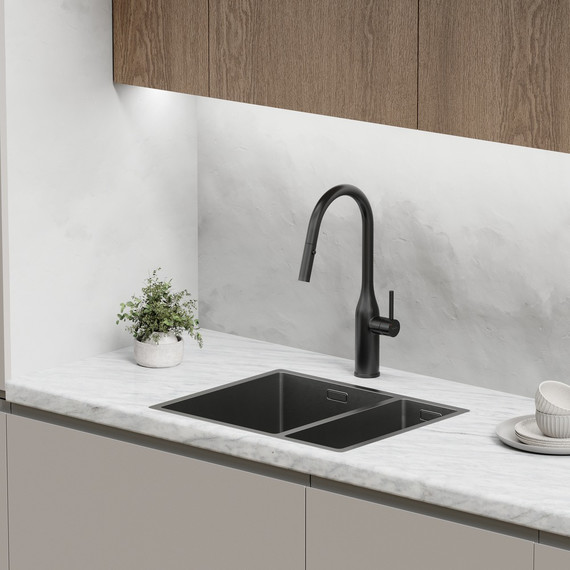 Смеситель для кухни Sancos Grand SC4002MB, чёрный матовый фото 6