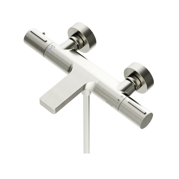 Смеситель для ванны с термостатом Sancos Etna SC9006BN, брашированный никель фото 2