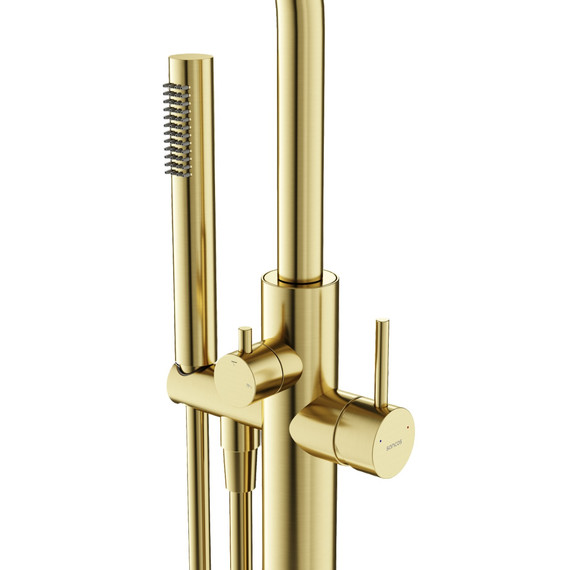 Смеситель для ванны Sancos Etna SC9009BG, брашированное золото фото 2